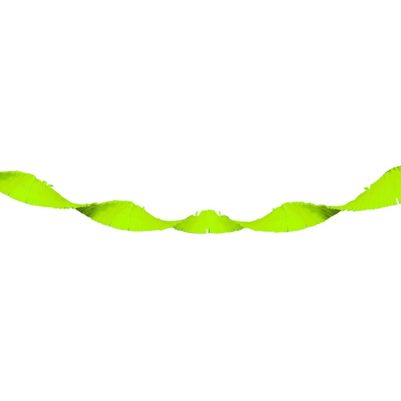 Garland crepe UV green 18m