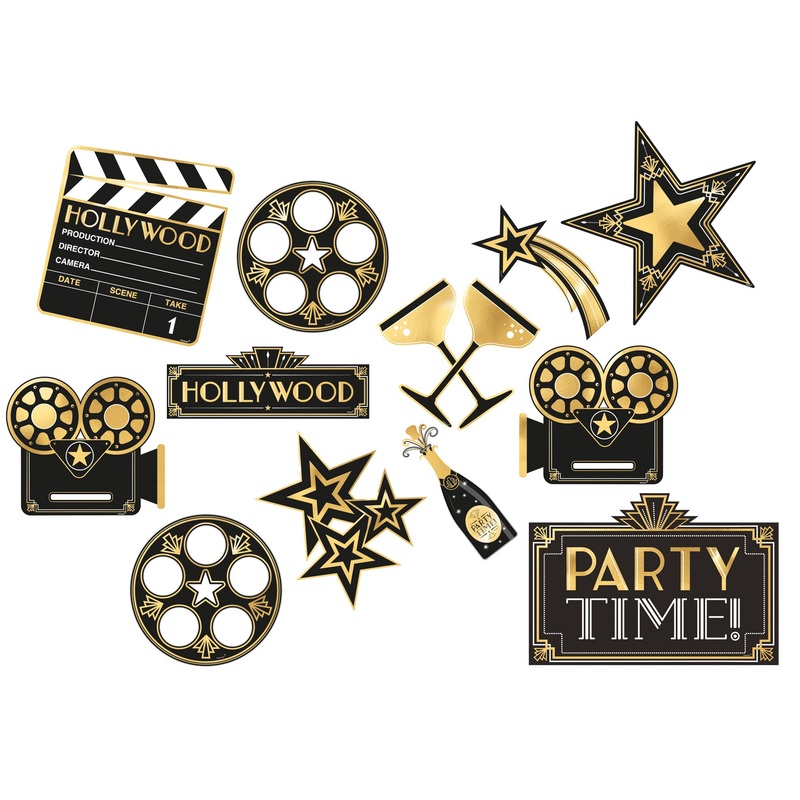 Glamor decoration set 12 pieces