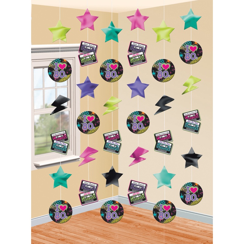 I love the 80s retro hanging decoration 2.1m