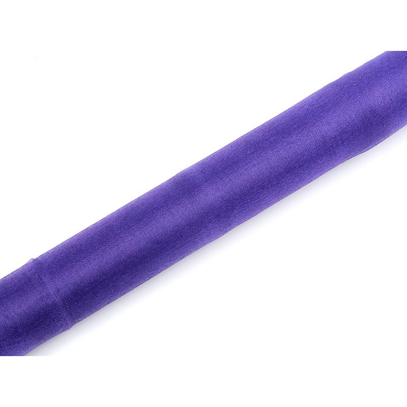 Organza fabric Elisa dark purple 9m x 36cm