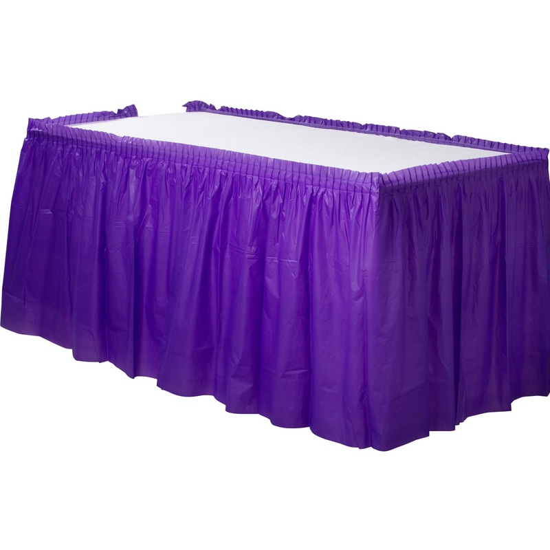 Table border Mila violet 4.26mx 73cm
