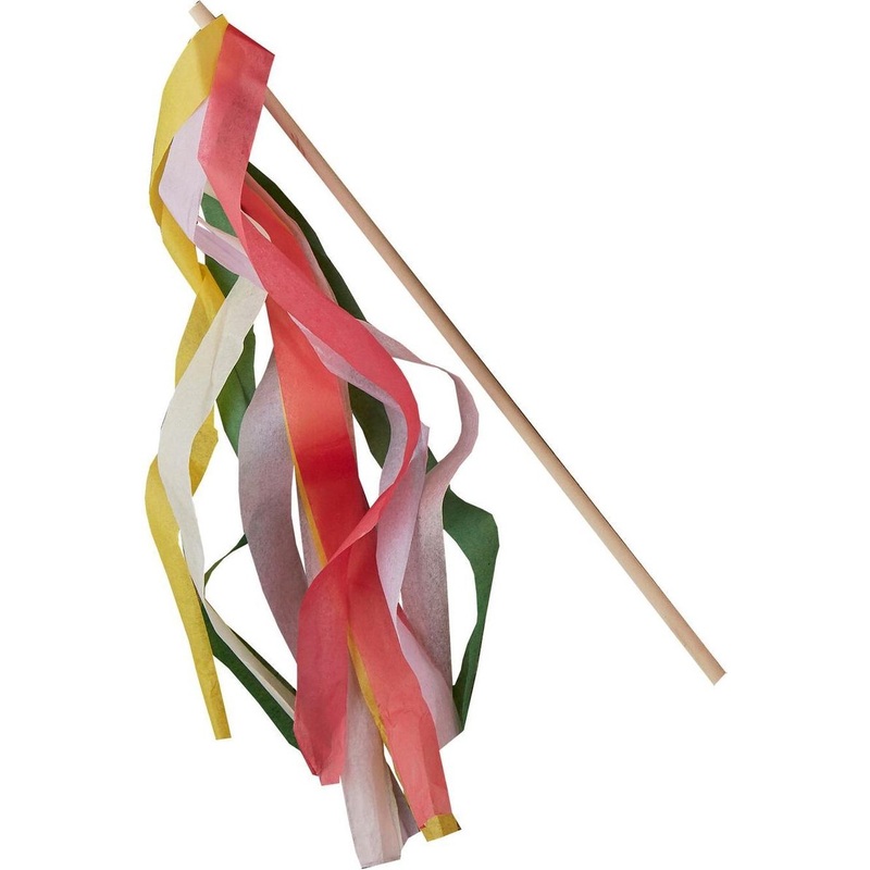 10 Boho Flowers Confetti Sticks 25cm