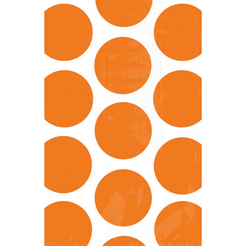 10 candy buffet gift bags orange