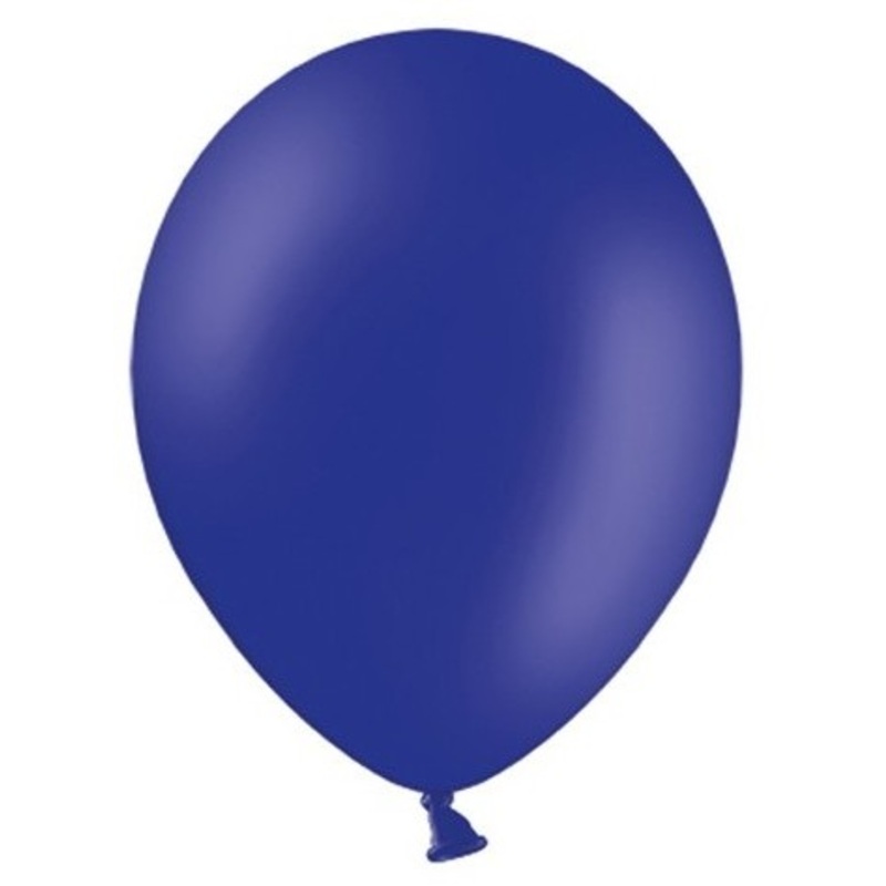 10 party star balloons dark blue 27cm