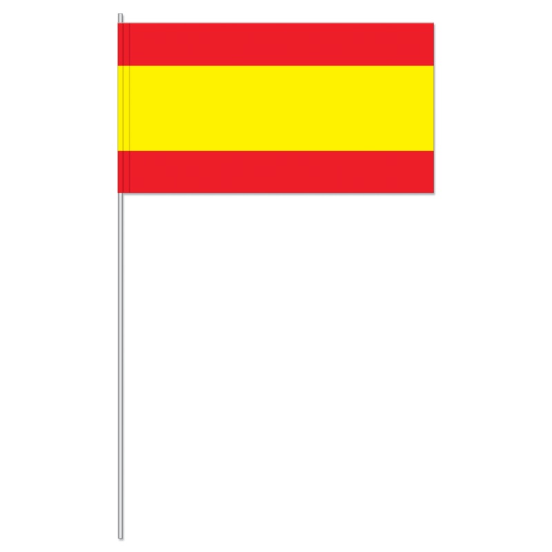 10 Spain paper flags 39cm