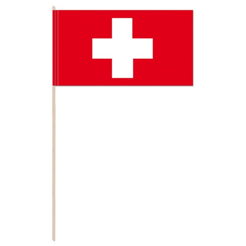 10 Switzerland flags 39cm