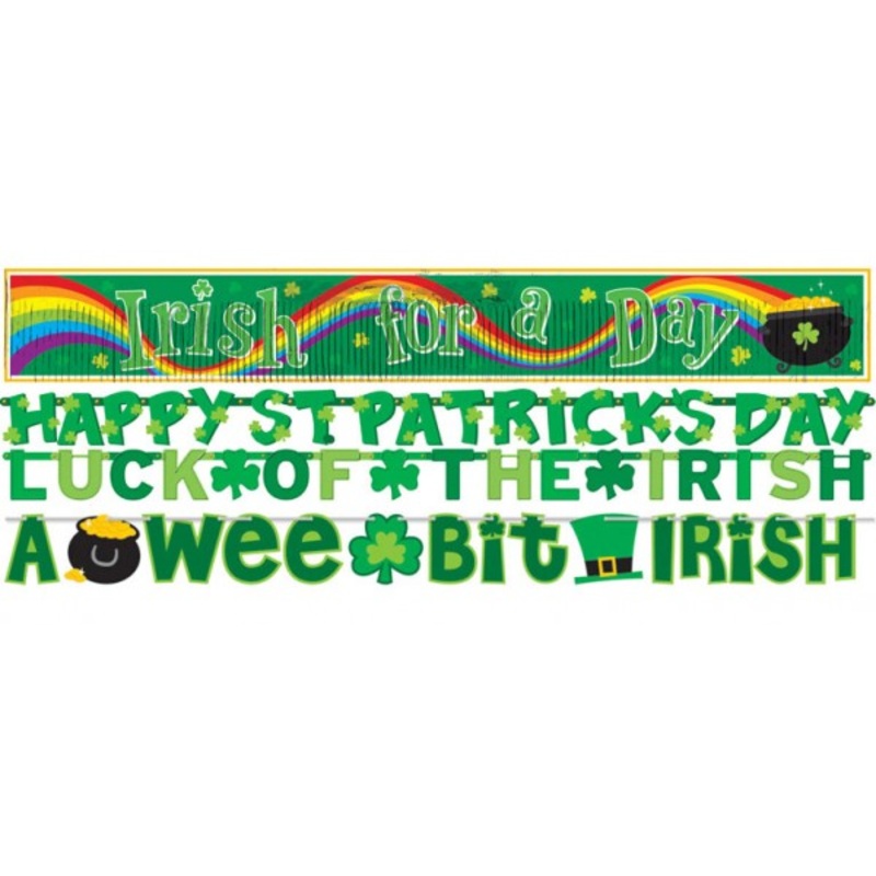 4 St. Patrick's Day garlands