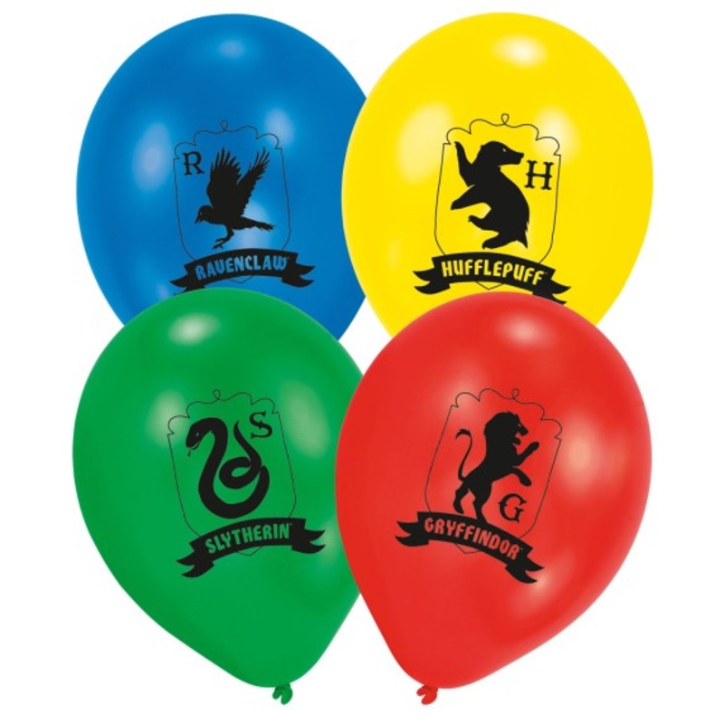 6 magic school Hogwarts latex balloons 27.5cm