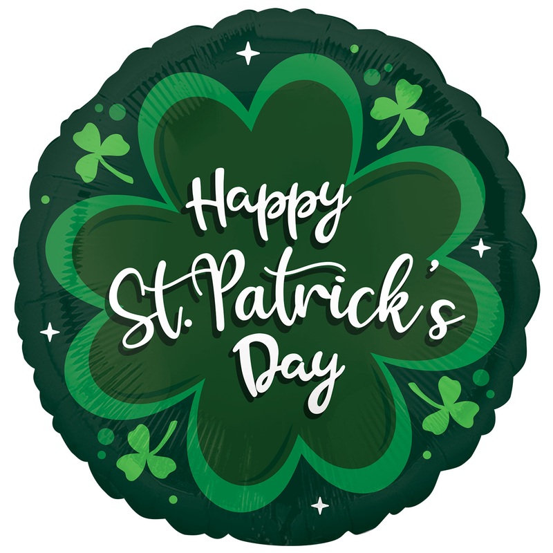 Celebrate St Patricks Day foil balloon 45cm