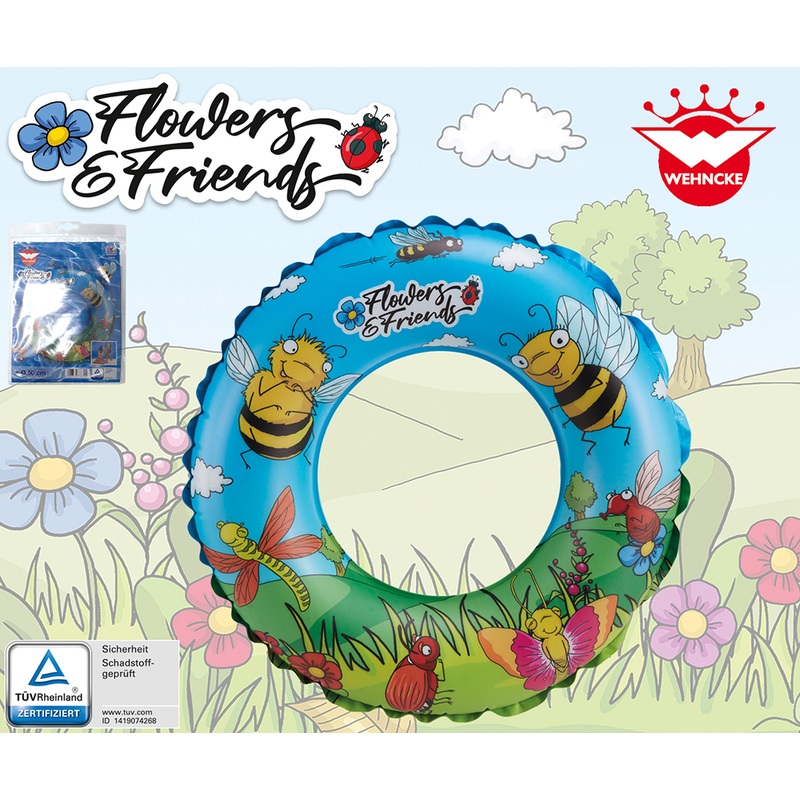 Flower & Friends swim ring 45cm