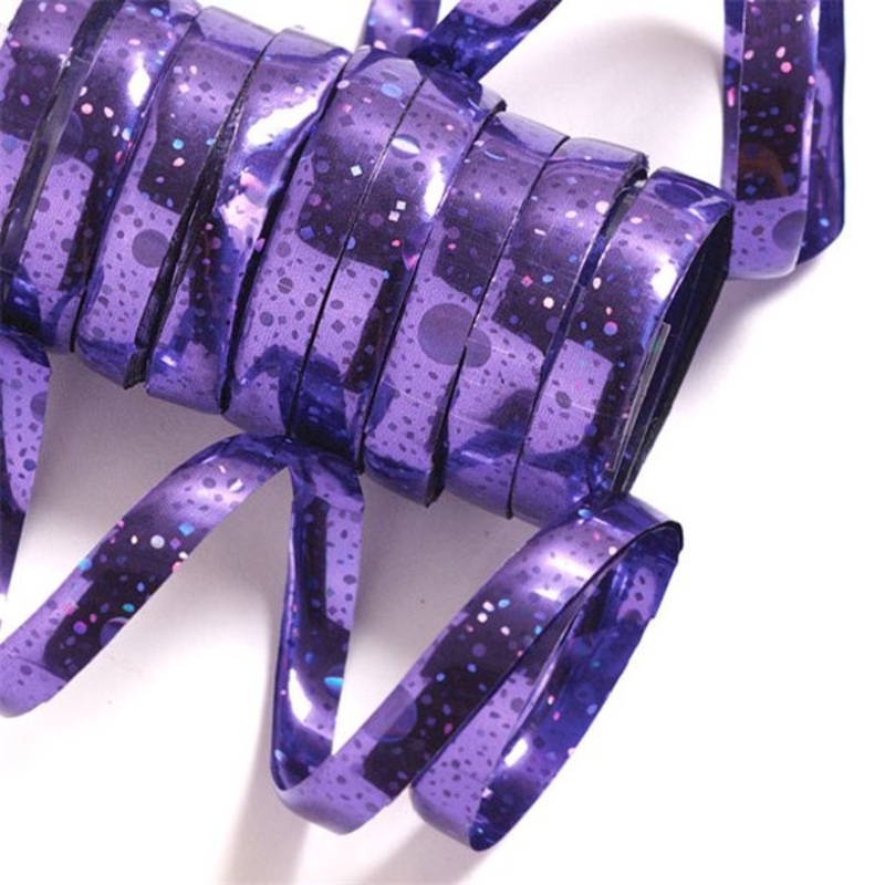 Holographic Streamer Roll Purple