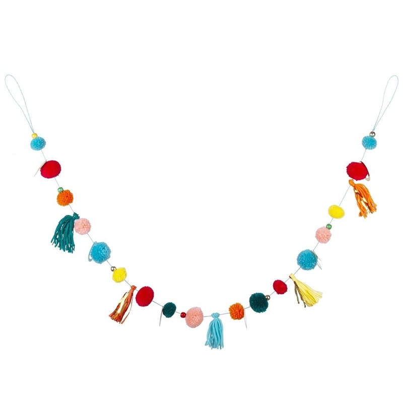 Pompom & Tassel Garland Peru 1.25m