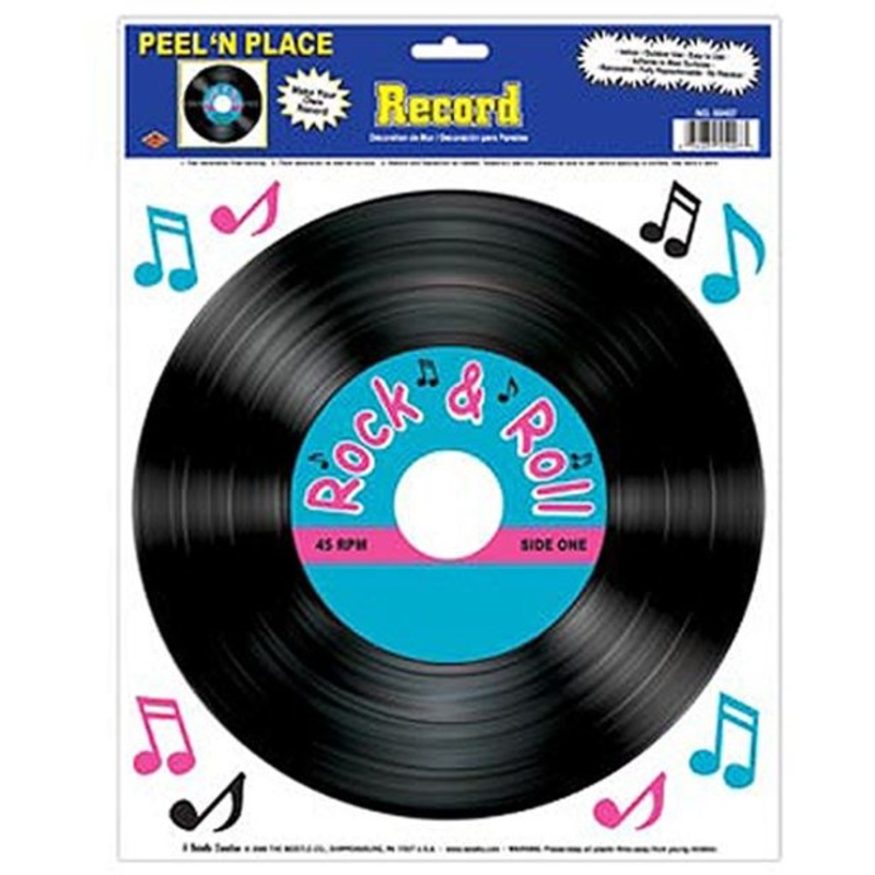 Rock & Roll vinyl sticker