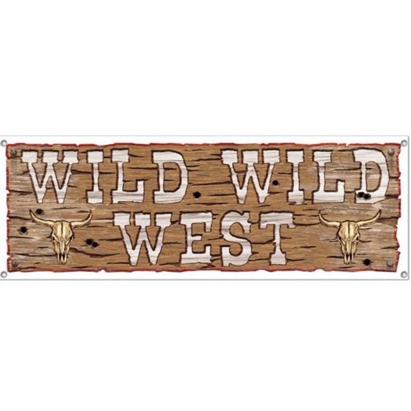 Wild Wild West Banner 1.52m
