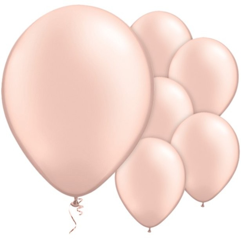 100 Pearl Pink Balloons 28cm