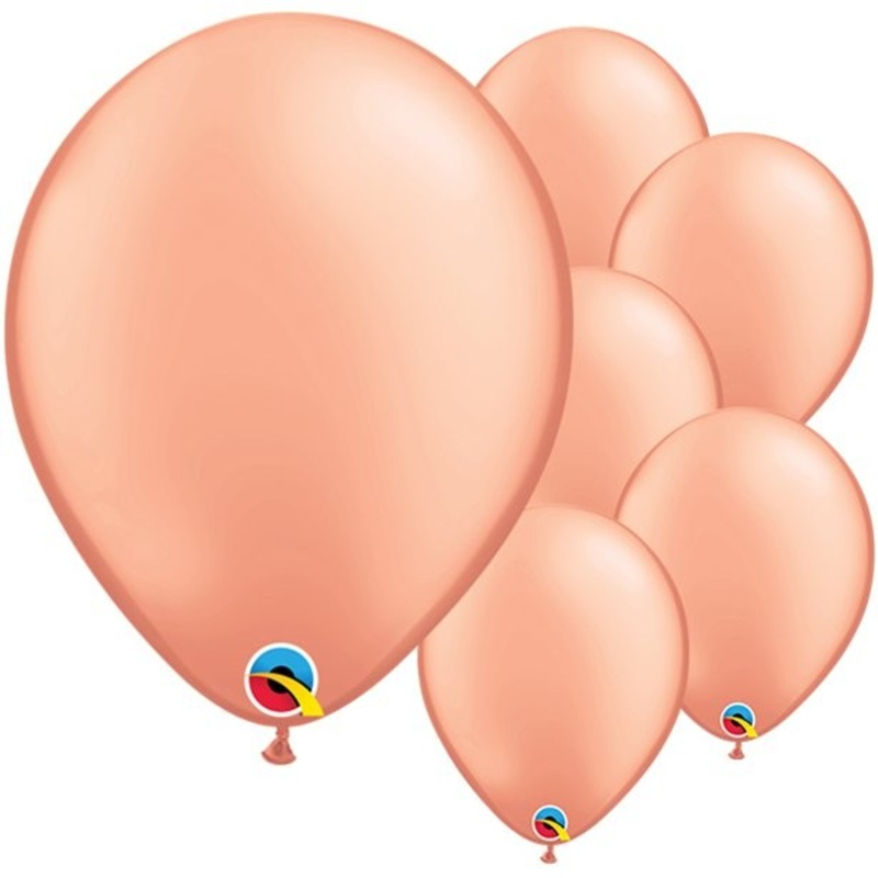 100 rose gold balloons Passion 28cm