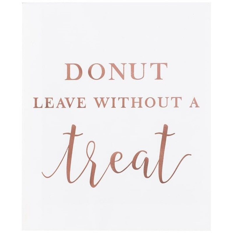 20 Country Wedding Donut Gift Bags