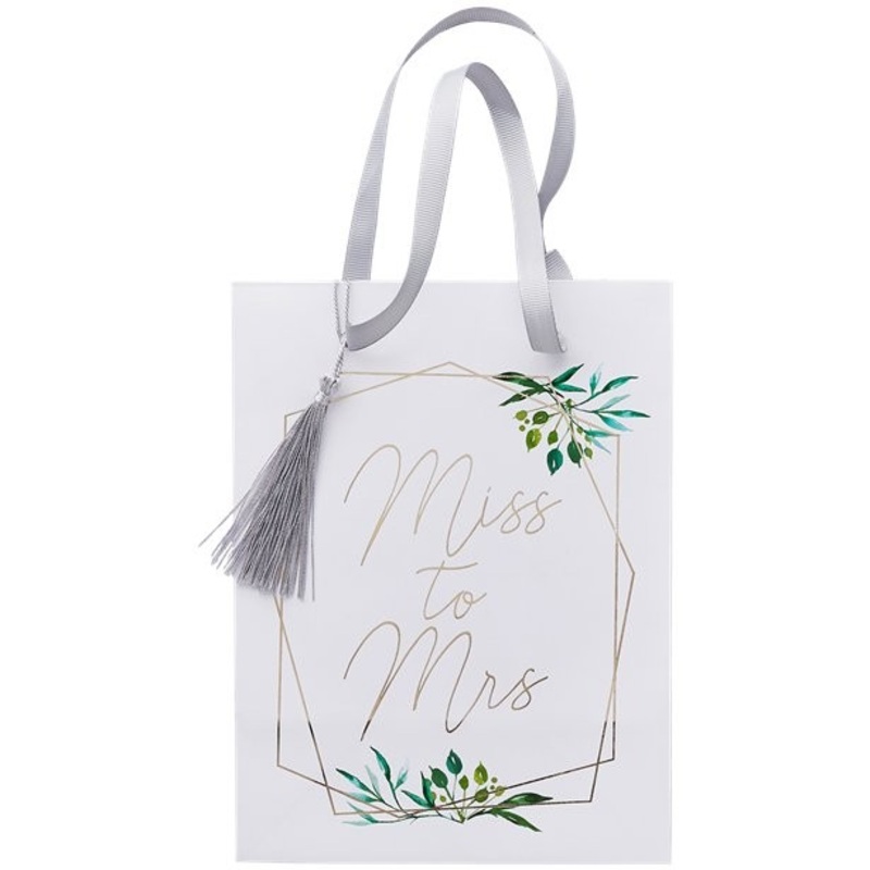 5 floral JGA Miss to Mrs gift bags