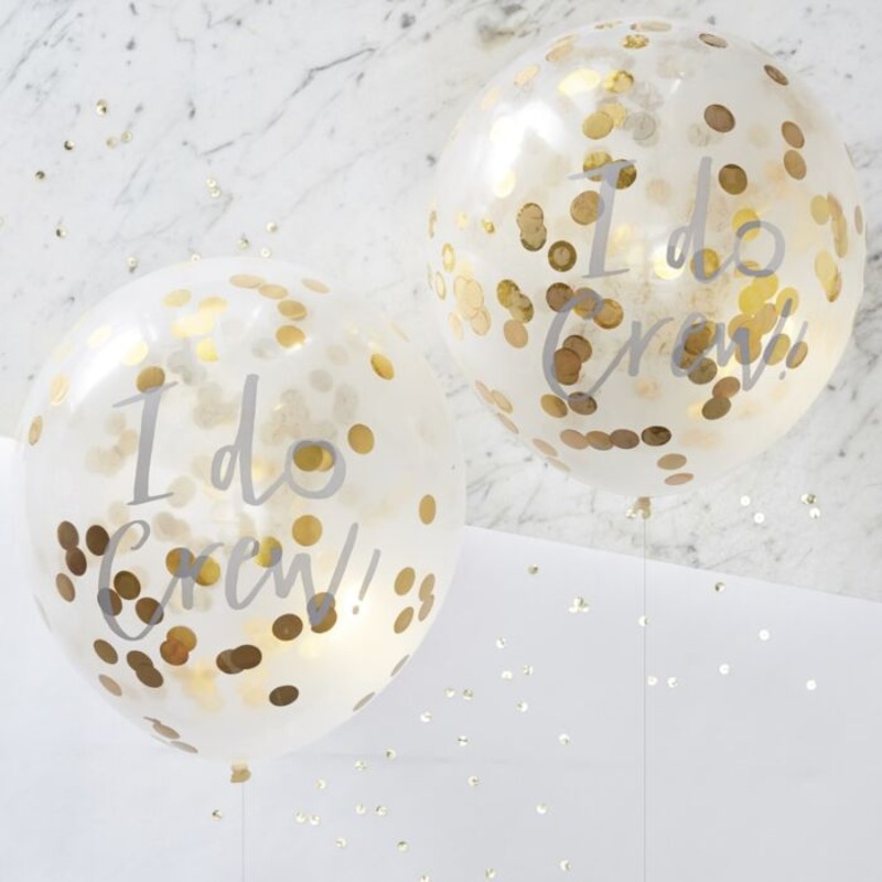 5 I do Crew confetti balloons 30cm