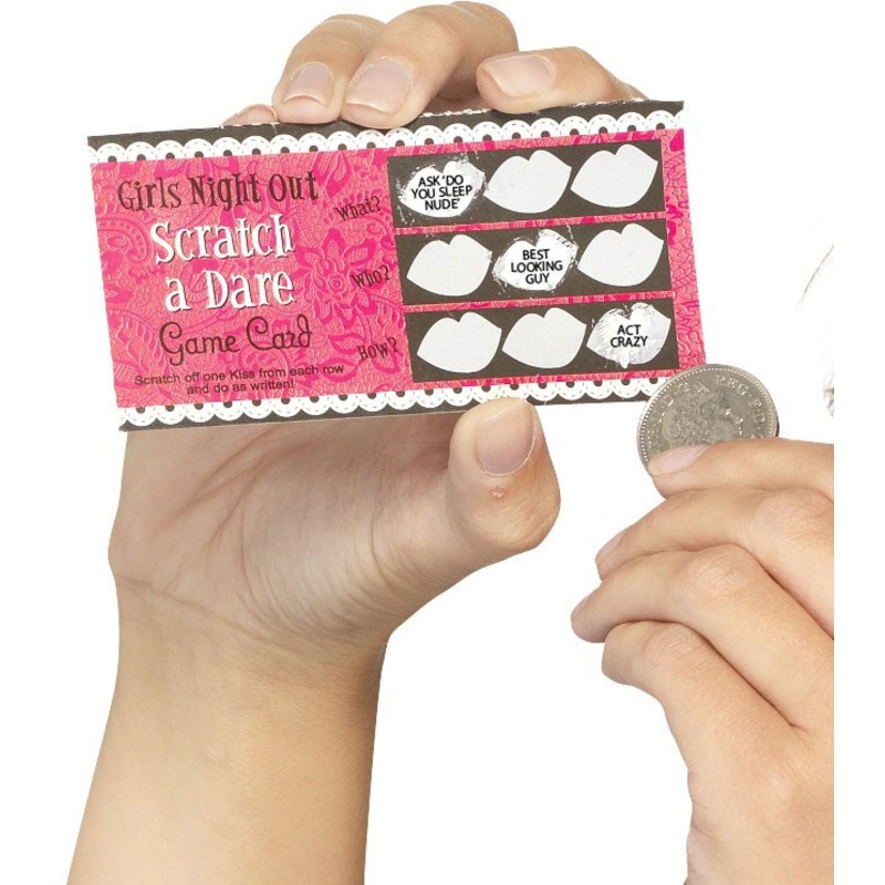 6 JGA girls' evening scratch cards