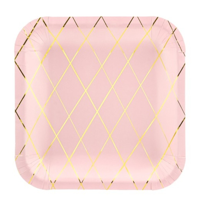 6 pure elegance paper plates 20cm