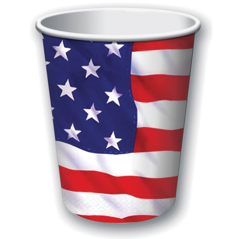 8 American Allstars paper plates
