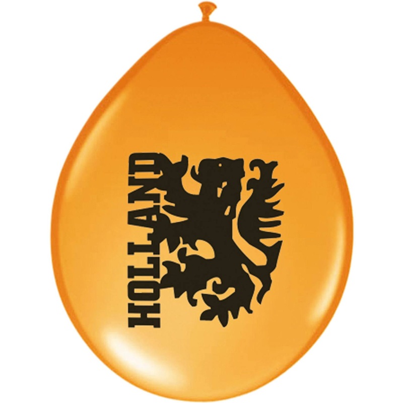 8 Holland lion balloons 23cm
