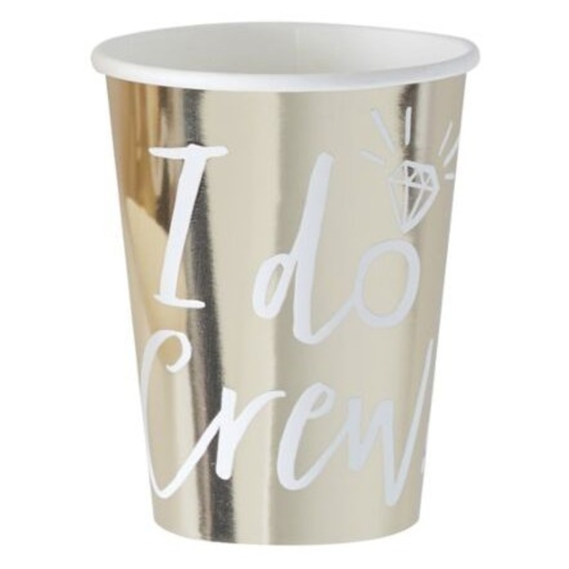 8 I do Crew paper cups 266ml