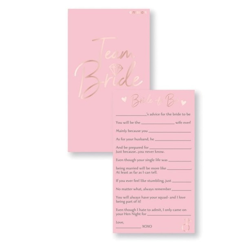 8 Shiny Bachelorette Advice Cards