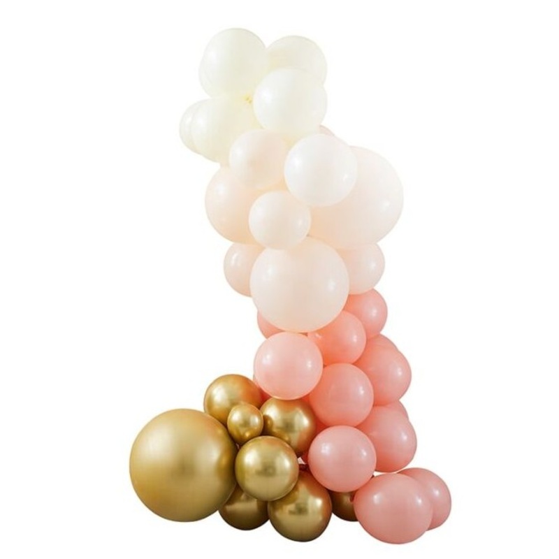 Balloon garland Peach Blossom