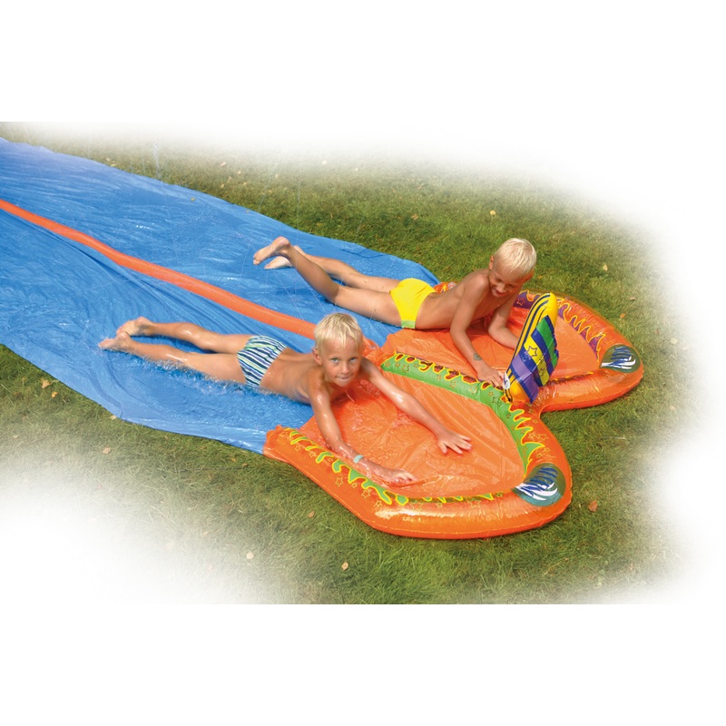 Double water slide 6.5 x 1.8m