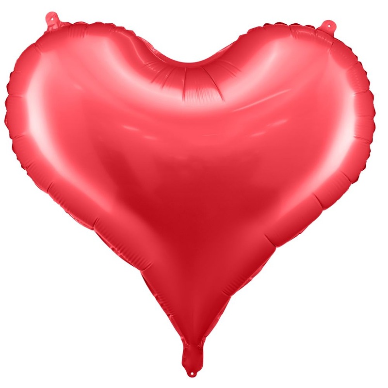Heart Foil Balloon Red 75 x 64.5cm