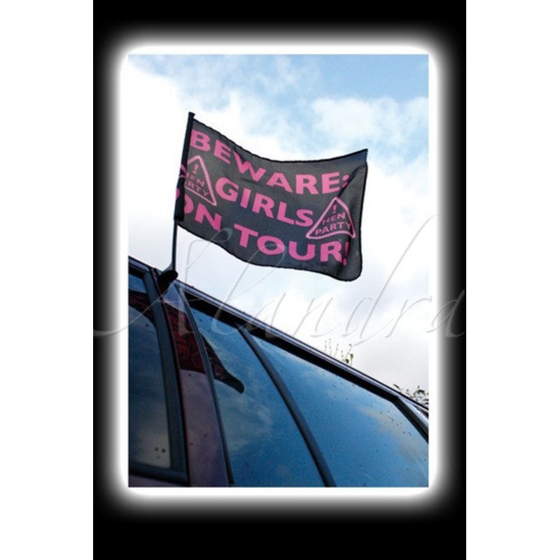 JGA party car flag