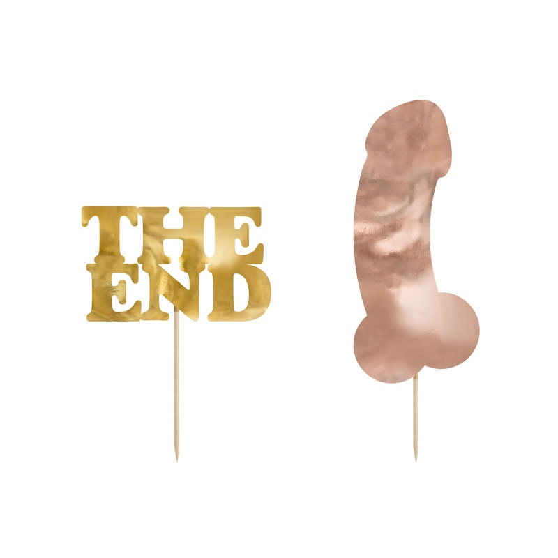 Same penis cake decoration 2 pieces