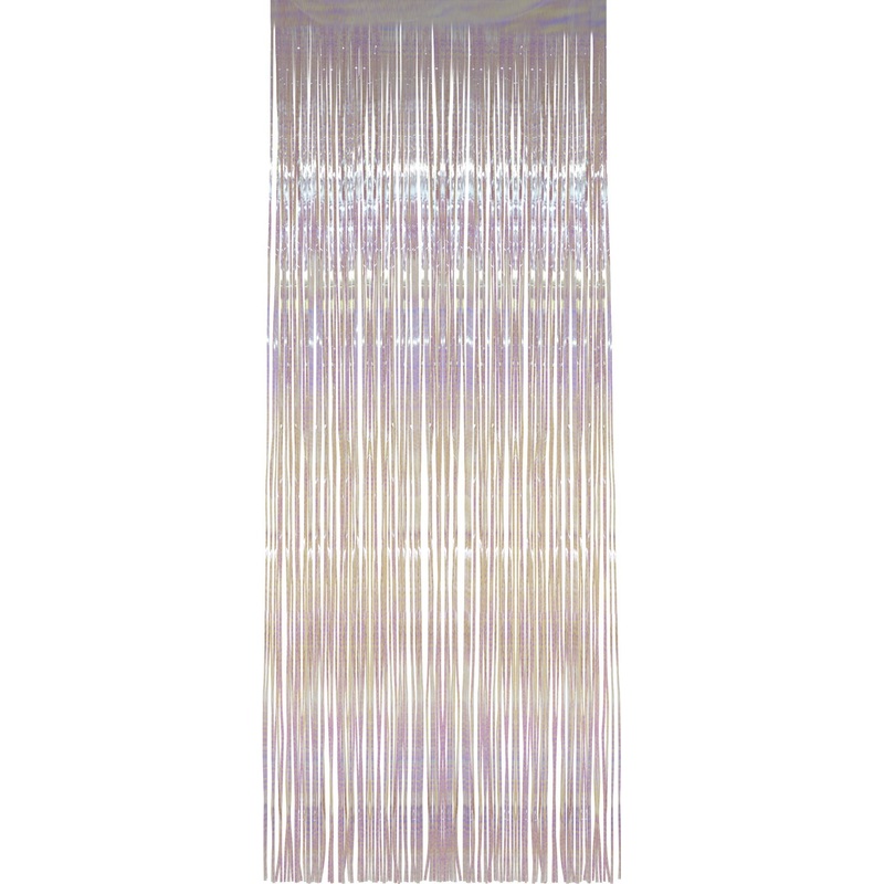 Shimmering curtain in white 91 x 244cm