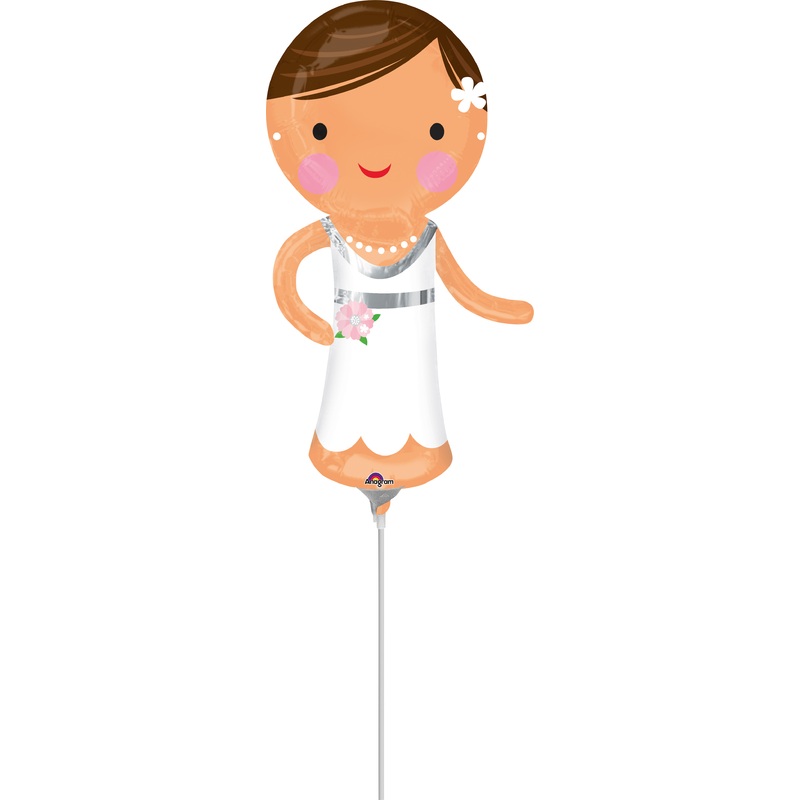 Stick balloon Gorgeous bride