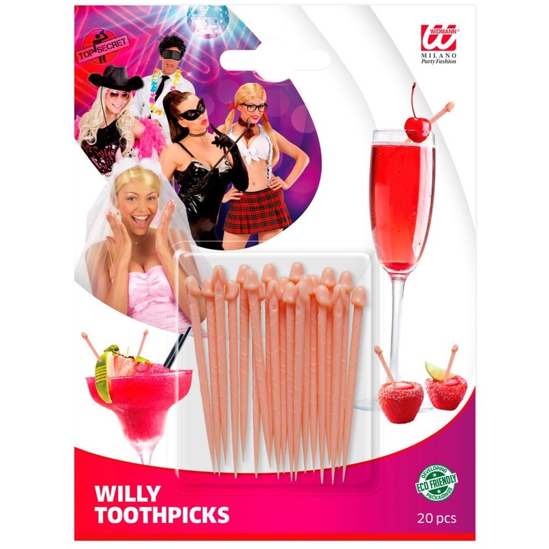 Toothpick penis shape Willy