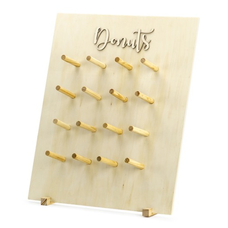 Wood donut wall Forest Party 45 x 55cm