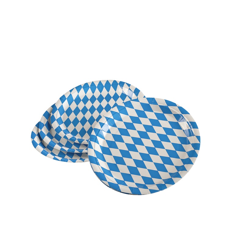 10 Oktoberfest Paper Plates 23cm
