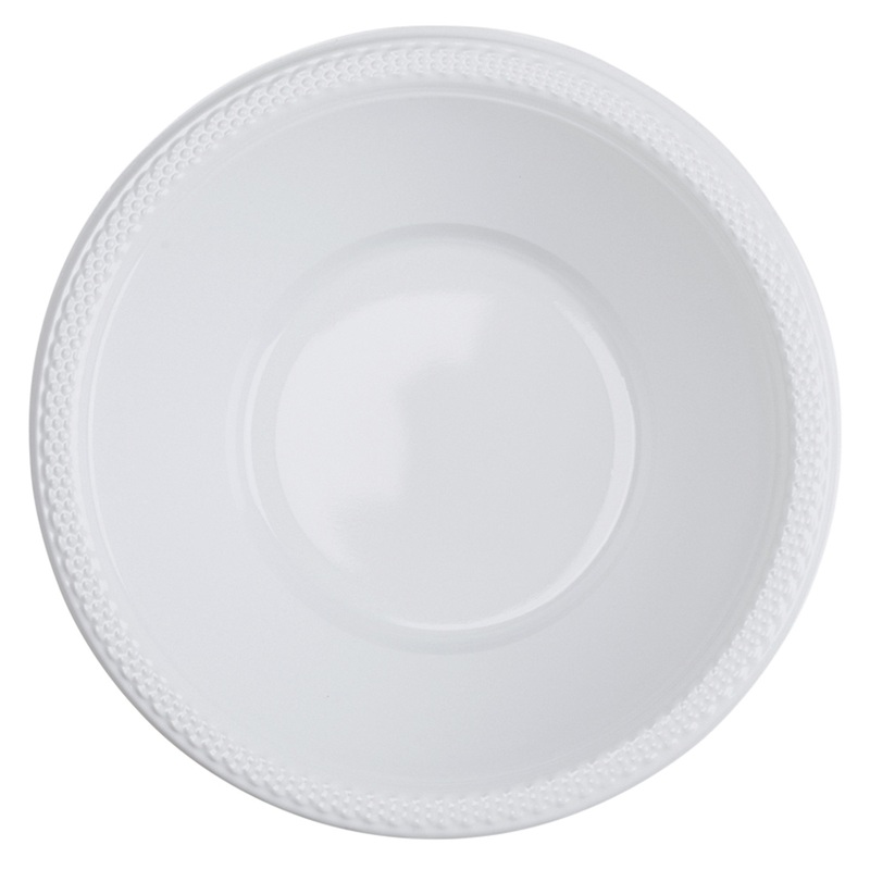 10 transparent plastic bowls 355ml