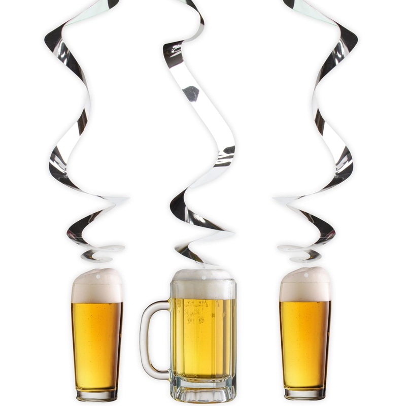 3 beer festival spiral hangers 70cm