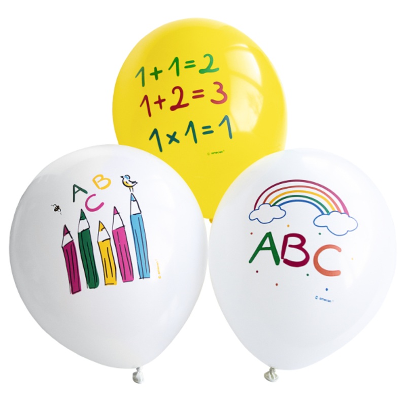 6 My first day at school Balloons 27.5cm