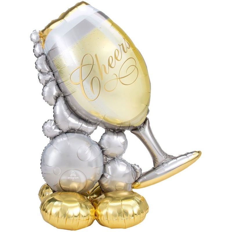 AirLoonz giant balloon champagne glass 130cm