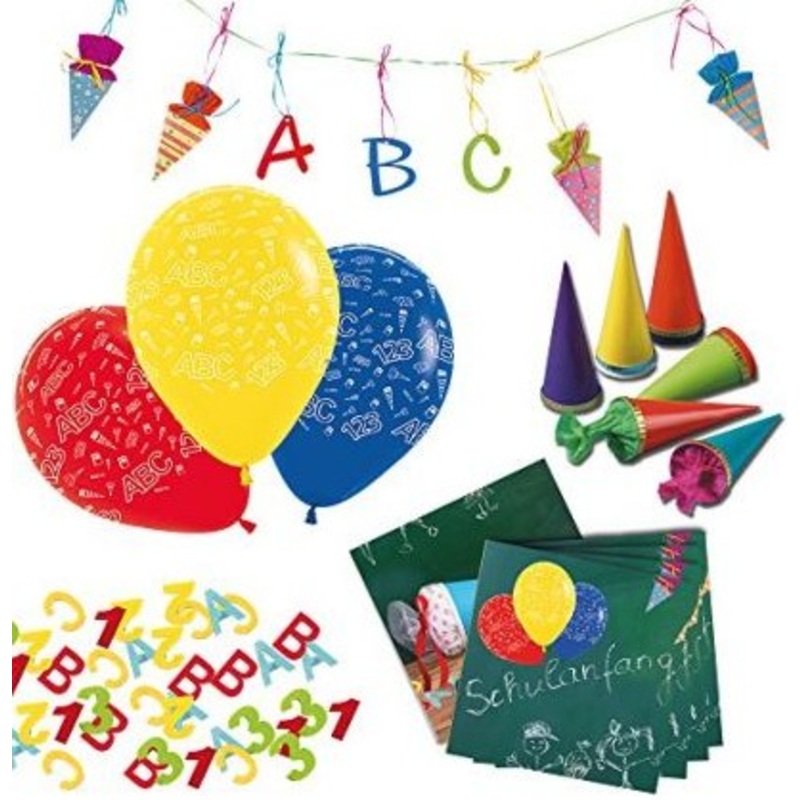 Back to school decoration set 56 pieces