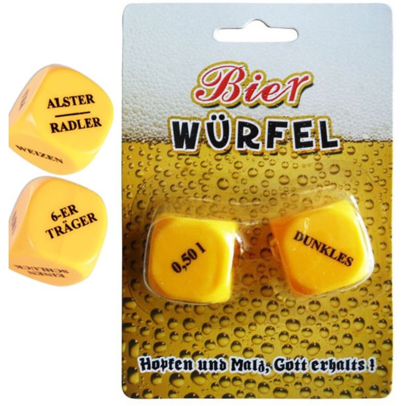 Beer cube party game