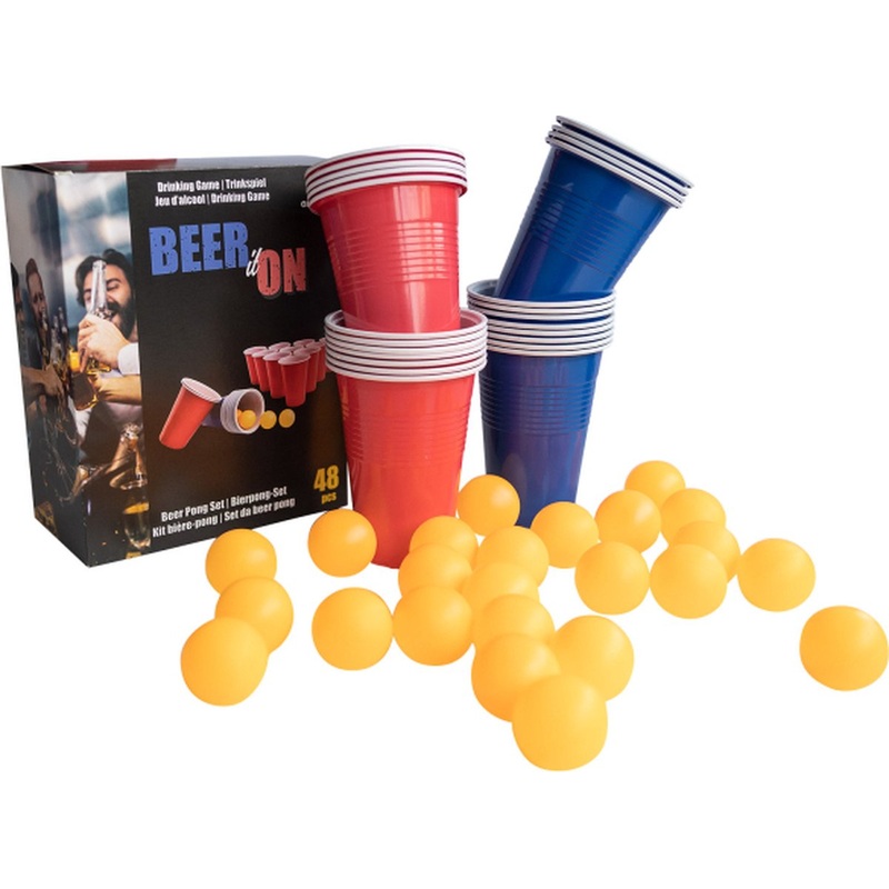 Beer Pong party game 48 pieces