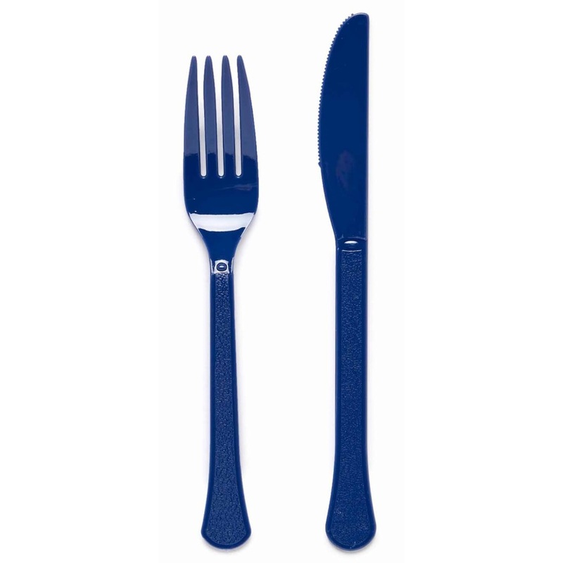Blueberry reusable cutlery set 24 pieces