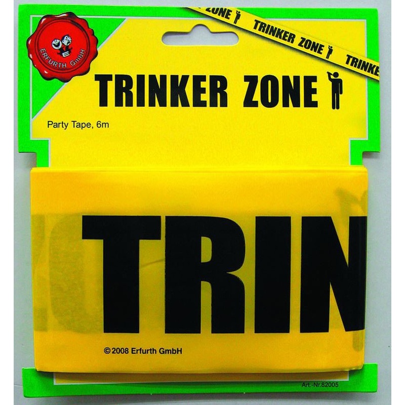 Exclusive drinking zone barrier tape 600cm