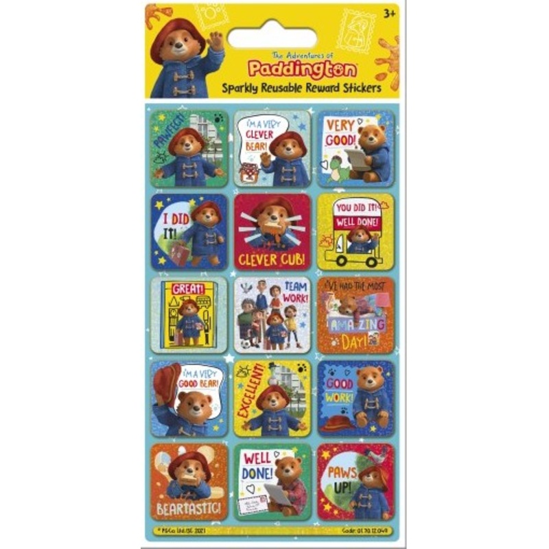 Glossy Paddington reward stickers