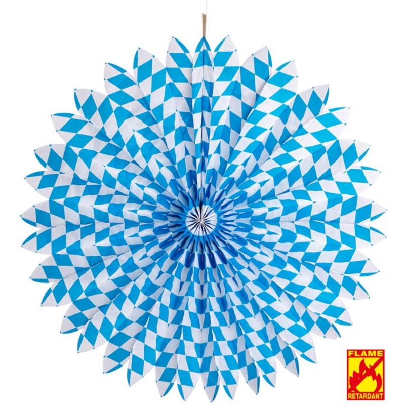 Oktoberfest party paper rosette 70cm